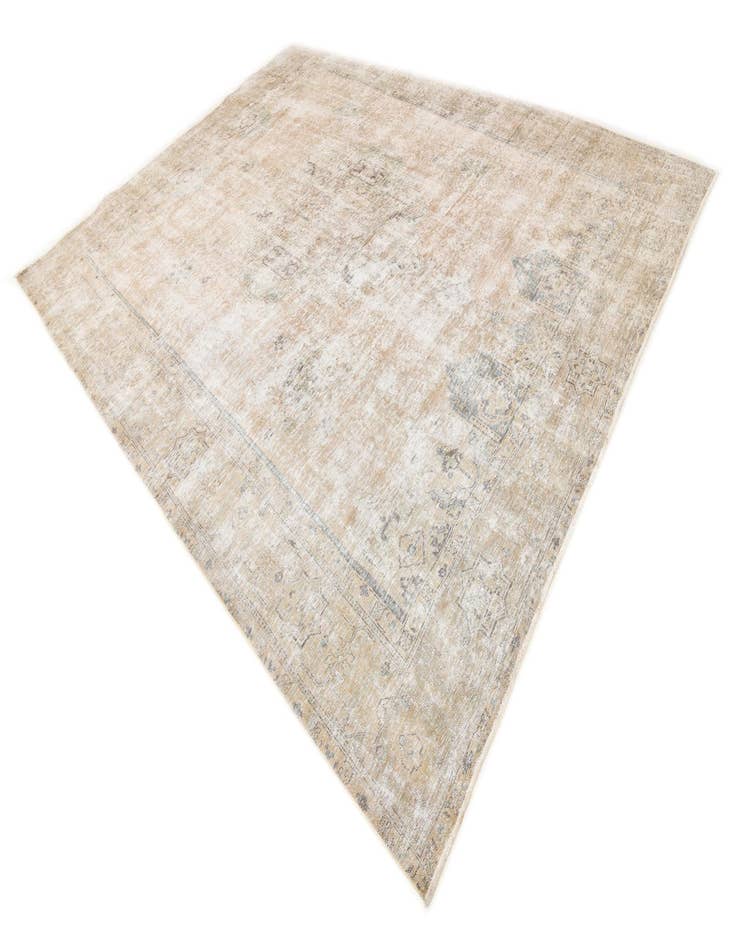 Detail image of  10' x 12' 8  Hand Knotted Ultra Vintage Persian Wool Rug