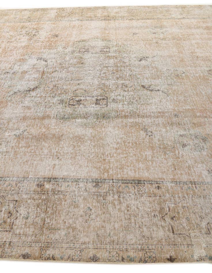 Detail image of  10' x 12' 8  Hand Knotted Ultra Vintage Persian Wool Rug