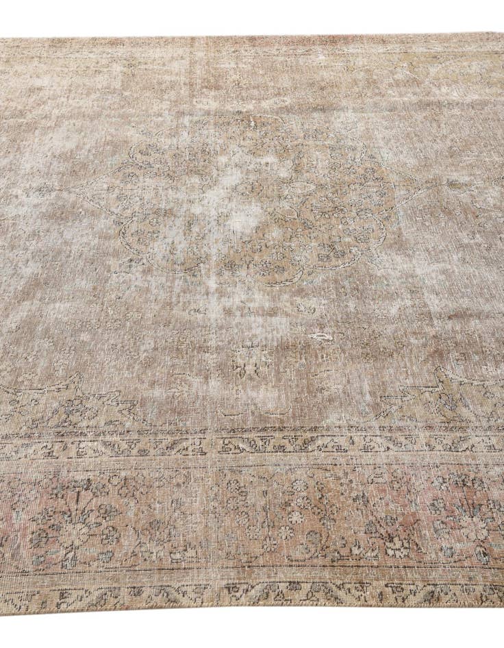 Detail image of  8' 10 x 12' 5  Hand Knotted Ultra Vintage Persian Wool Rug