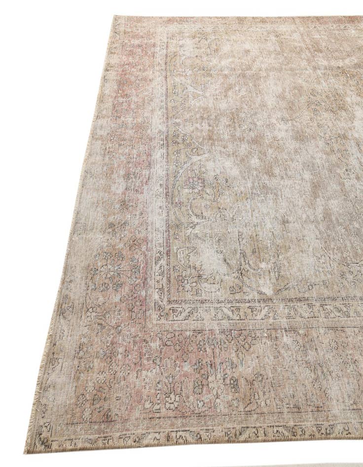 Detail image of  8' 10 x 12' 5  Hand Knotted Ultra Vintage Persian Wool Rug