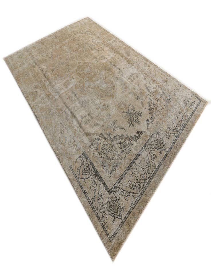 Detail image of  7' 6 x 11' 5  Hand Knotted Ultra Vintage Persian Wool Rug