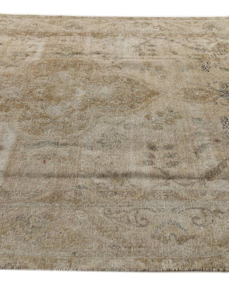 Detail image of  7' 6 x 11' 5  Hand Knotted Ultra Vintage Persian Wool Rug