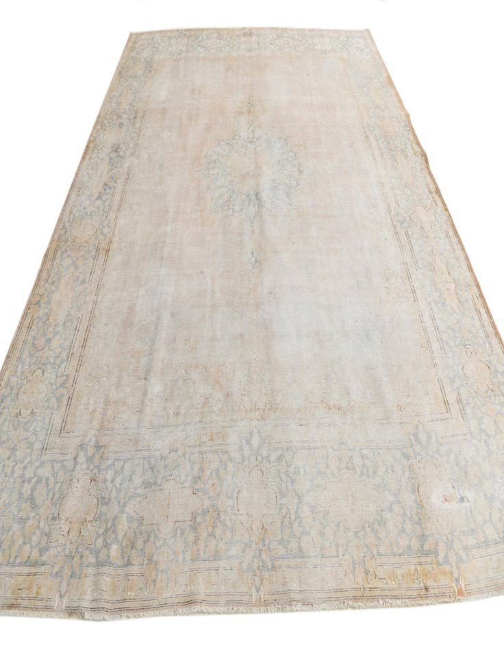 Detail image of  9' 8 x 12' 6  Hand Knotted Ultra Vintage Persian Wool Rug