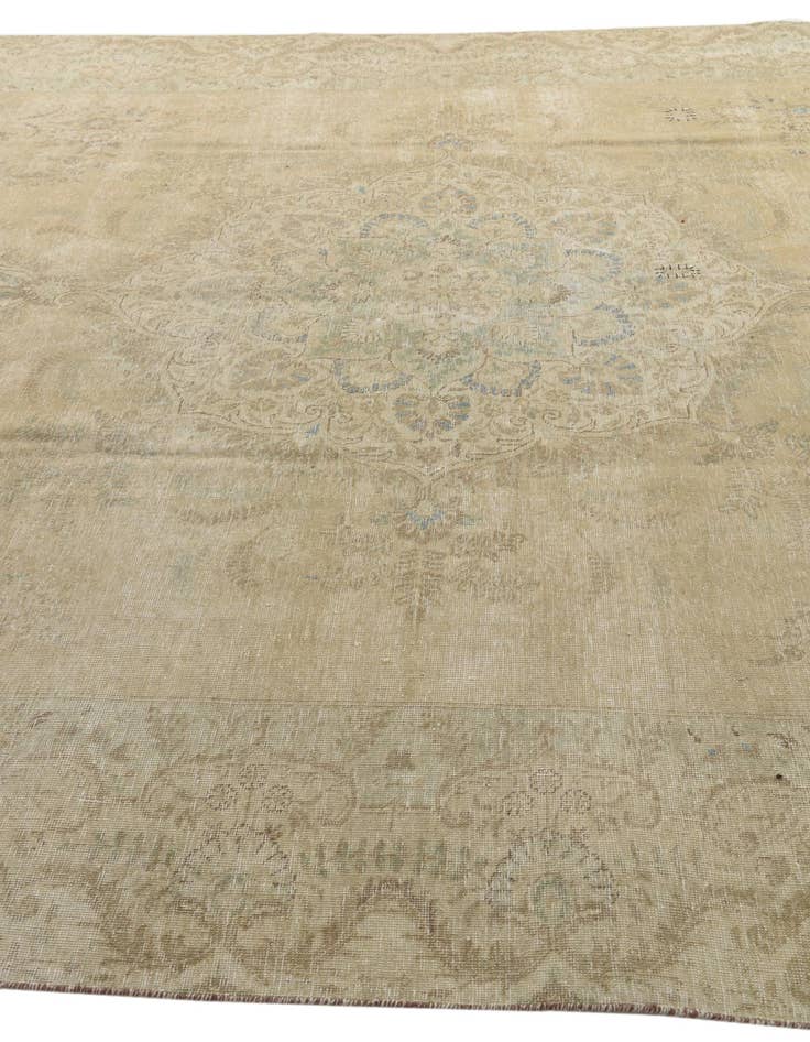 Detail image of  9' 2 x 12' 3  Hand Knotted Ultra Vintage Persian Wool Rug