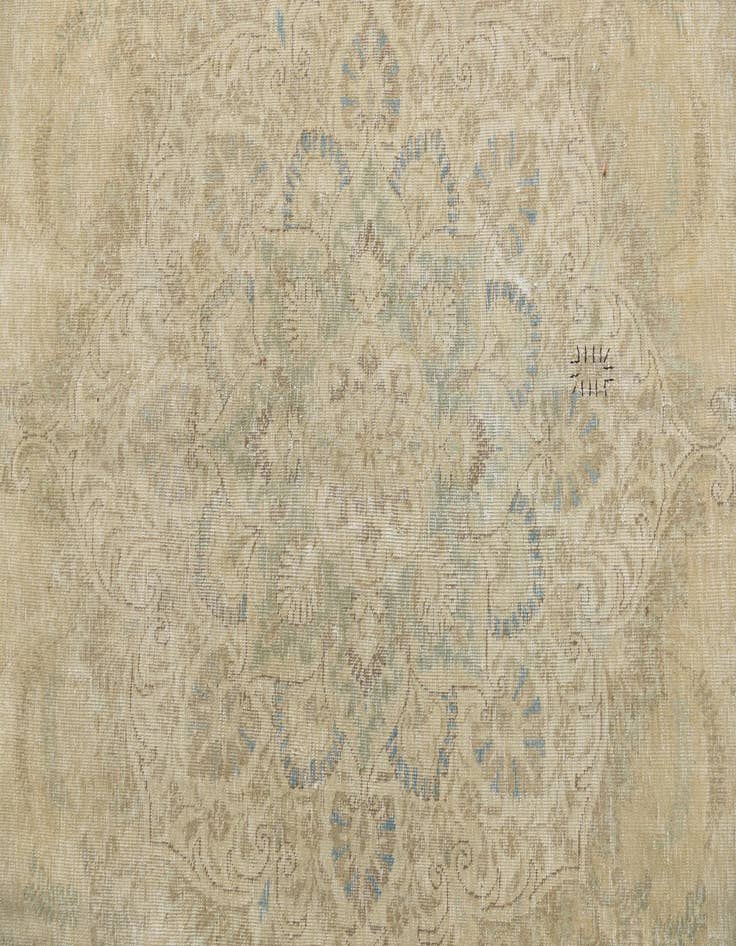 Detail image of  9' 2 x 12' 3  Hand Knotted Ultra Vintage Persian Wool Rug