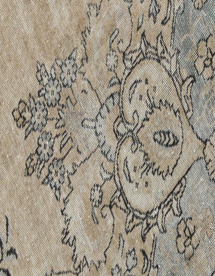 Detail image of  9' 1 x 13' 7  Hand Knotted Ultra Vintage Persian Wool Rug
