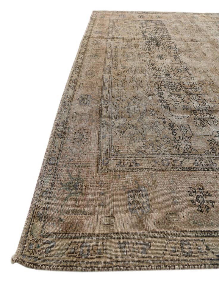 Detail image of  9' 9 x 12' 9  Hand Knotted Ultra Vintage Persian Wool Rug