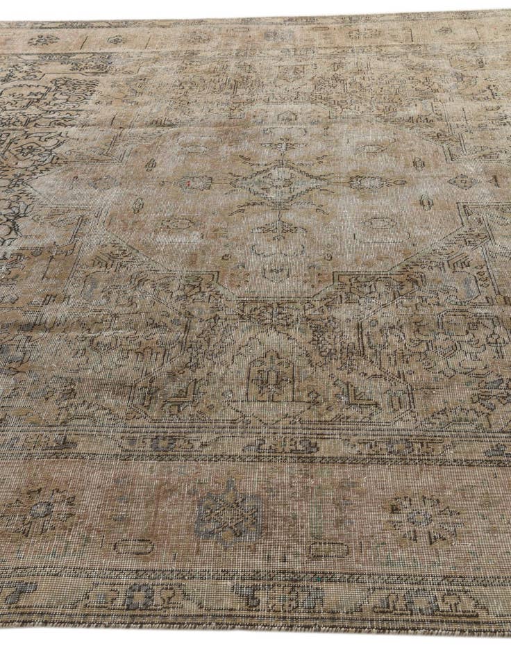 Detail image of  9' 9 x 12' 9  Hand Knotted Ultra Vintage Persian Wool Rug