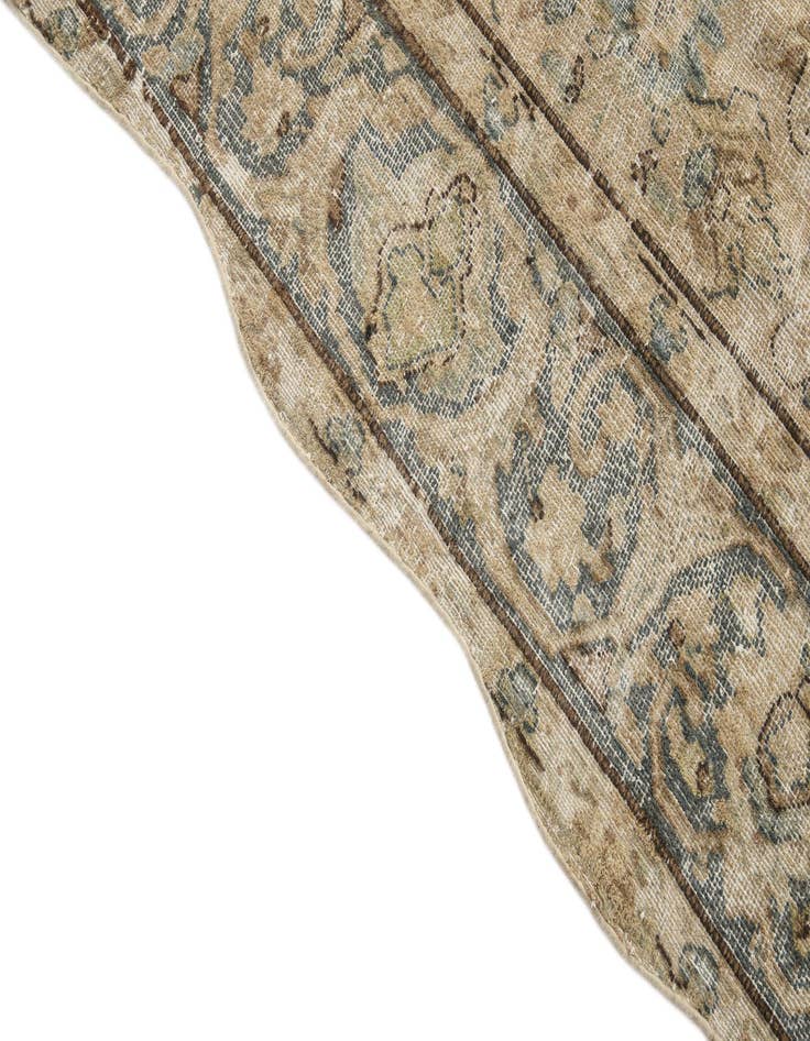 Detail image of  7' 8 x 10' 3  Hand Knotted Ultra Vintage Persian Wool Rug