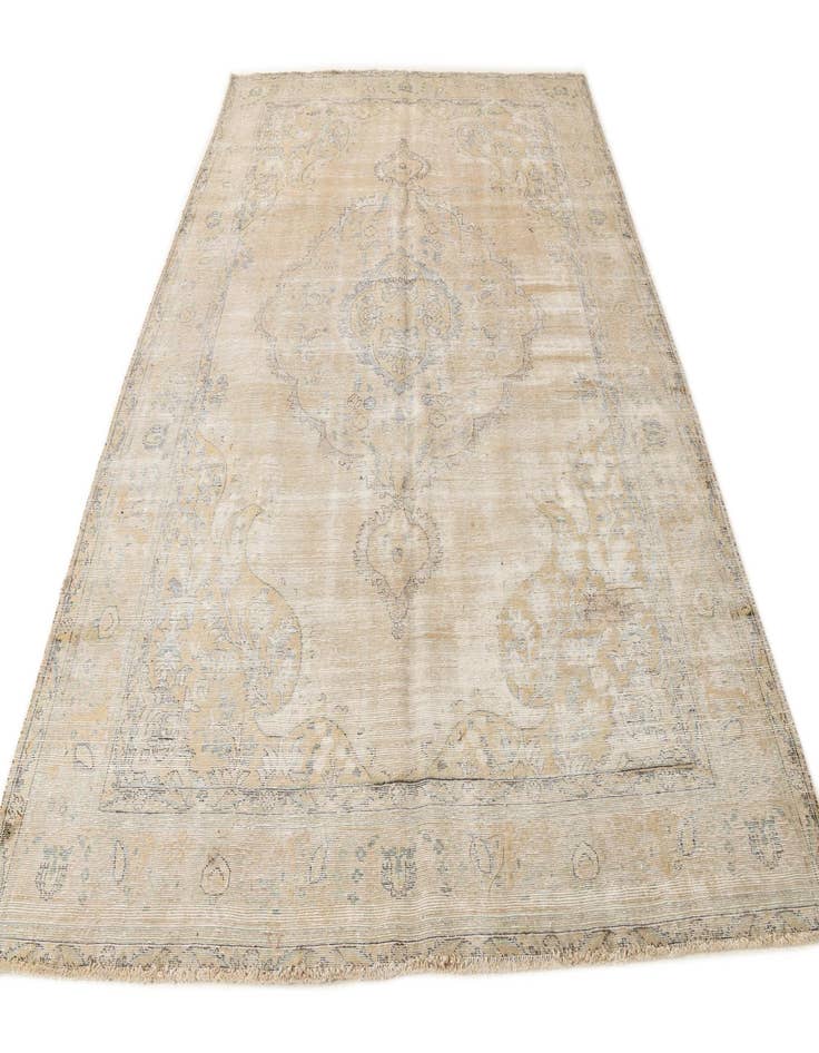 Detail image of  8' 2 x 11'  Hand Knotted Ultra Vintage Persian Wool Rug