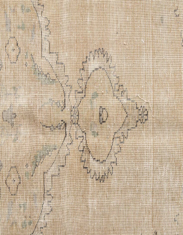 Detail image of  8' 2 x 11'  Hand Knotted Ultra Vintage Persian Wool Rug