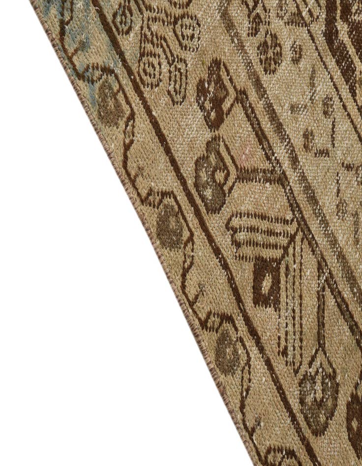 Detail image of  4' x 6'  Hand Knotted Ultra Vintage Persian Wool Rug