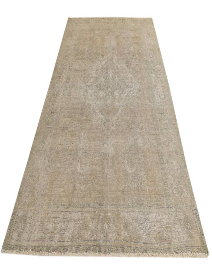 Detail image of  6' 4 x 9' 7  Hand Knotted Ultra Vintage Persian Wool Rug