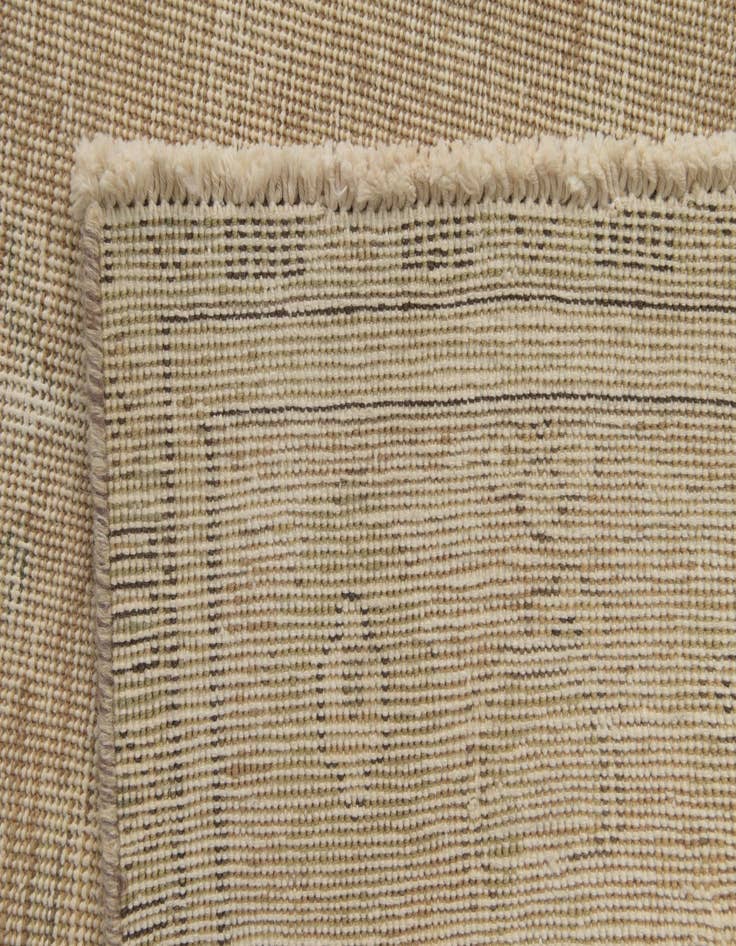 Detail image of  6' 4 x 9' 7  Hand Knotted Ultra Vintage Persian Wool Rug