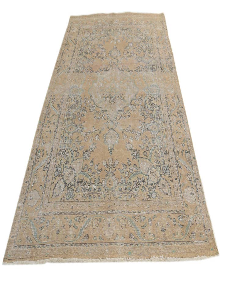 Detail image of  6' 9 x 9' 8  Hand Knotted Ultra Vintage Persian Wool Rug