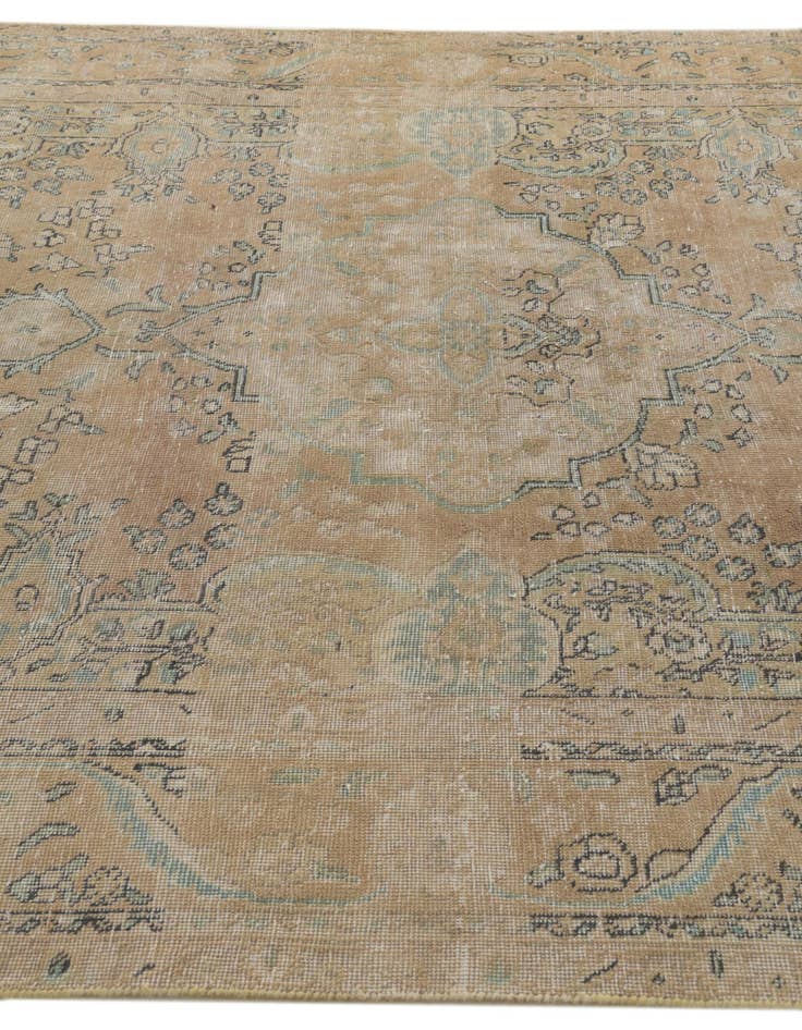 Detail image of  6' 9 x 9' 8  Hand Knotted Ultra Vintage Persian Wool Rug