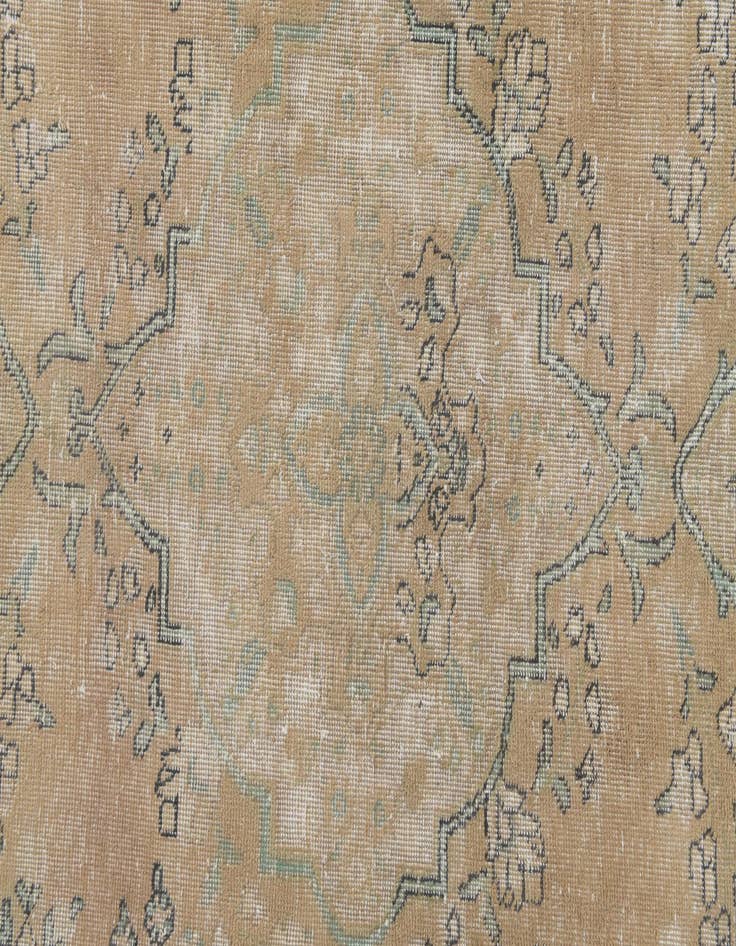 Detail image of  6' 9 x 9' 8  Hand Knotted Ultra Vintage Persian Wool Rug