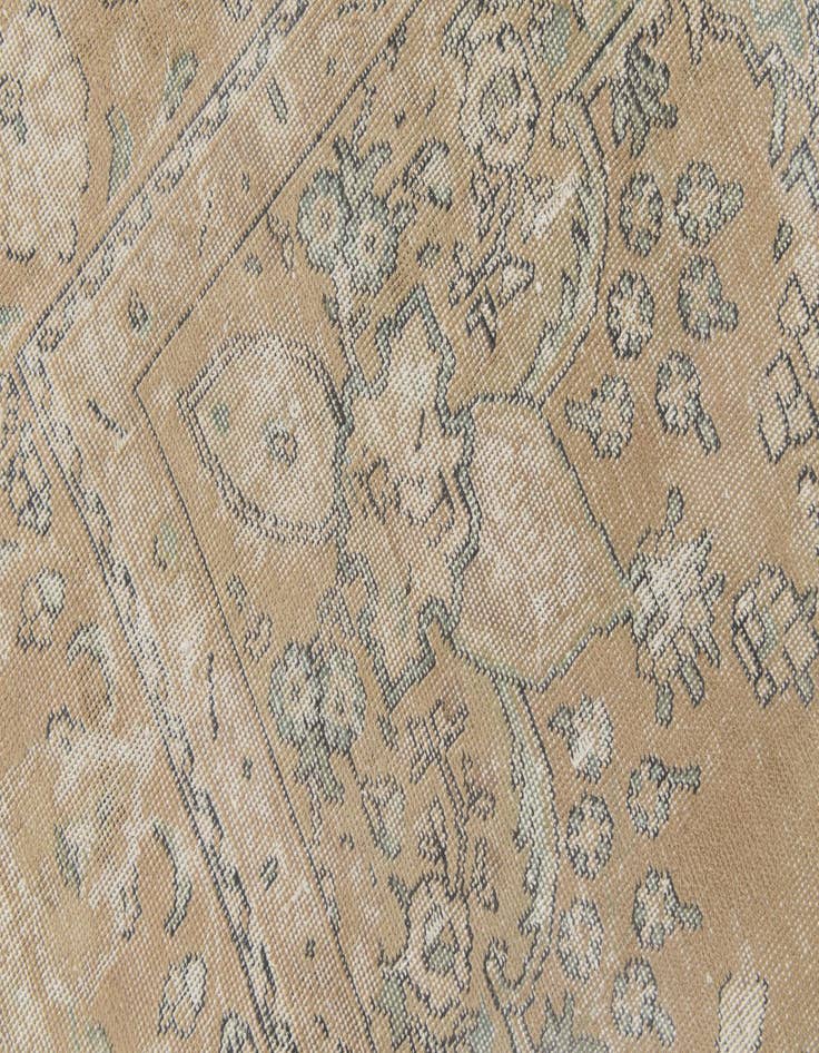 Detail image of  6' 9 x 9' 8  Hand Knotted Ultra Vintage Persian Wool Rug