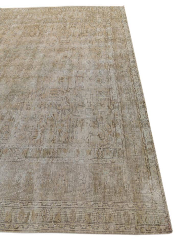 Detail image of  9' 9 x 12' 9  Hand Knotted Ultra Vintage Persian Wool Rug