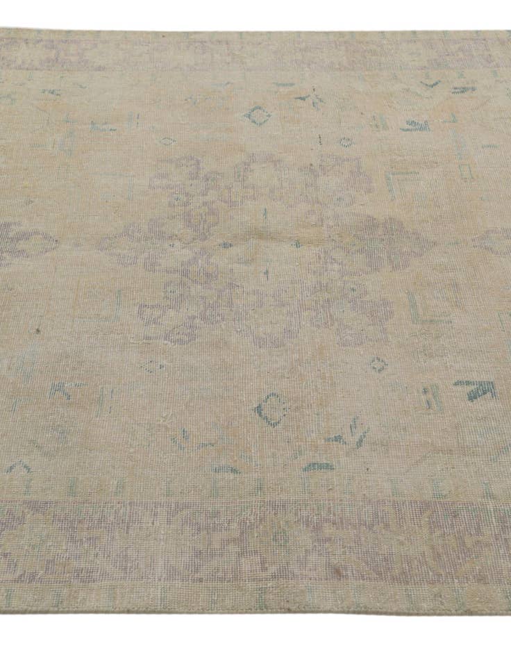 Detail image of  4' 5 x 6' 1  Hand Knotted Ultra Vintage Persian Wool Rug