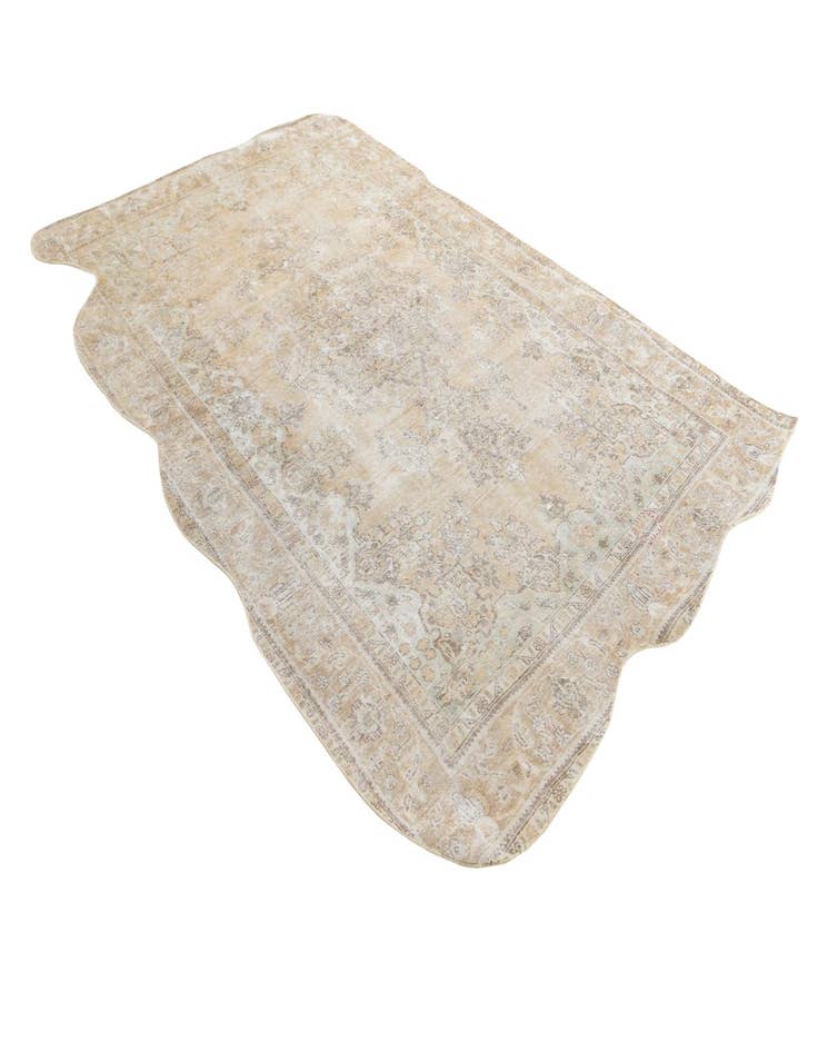 Detail image of  6' 6 x 9' 9  Hand Knotted Ultra Vintage Persian Wool Rug