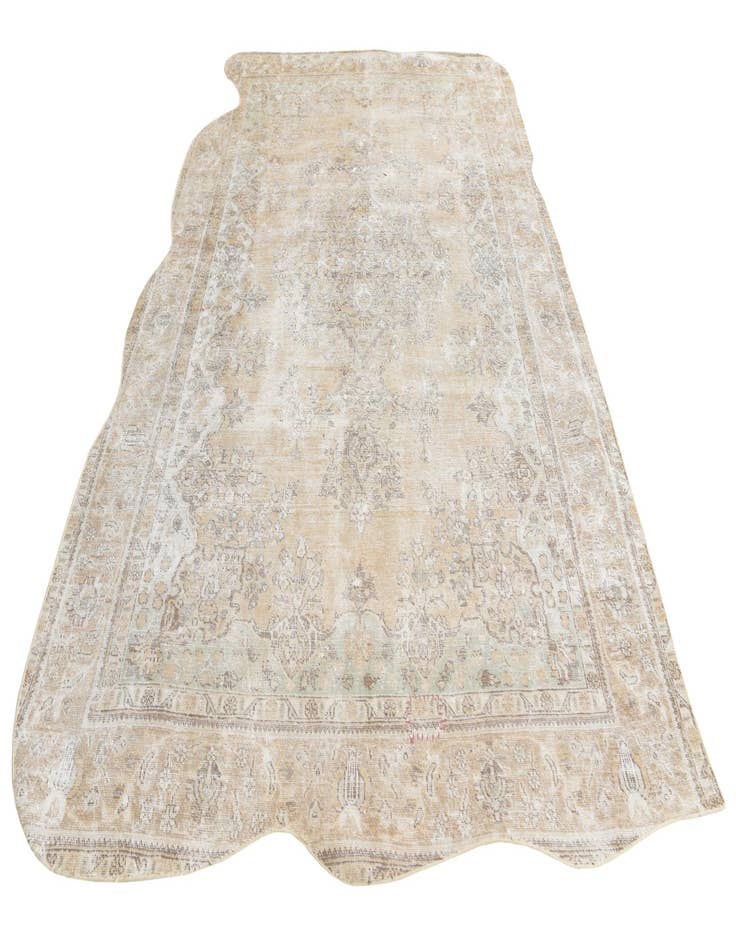 Detail image of  6' 6 x 9' 9  Hand Knotted Ultra Vintage Persian Wool Rug