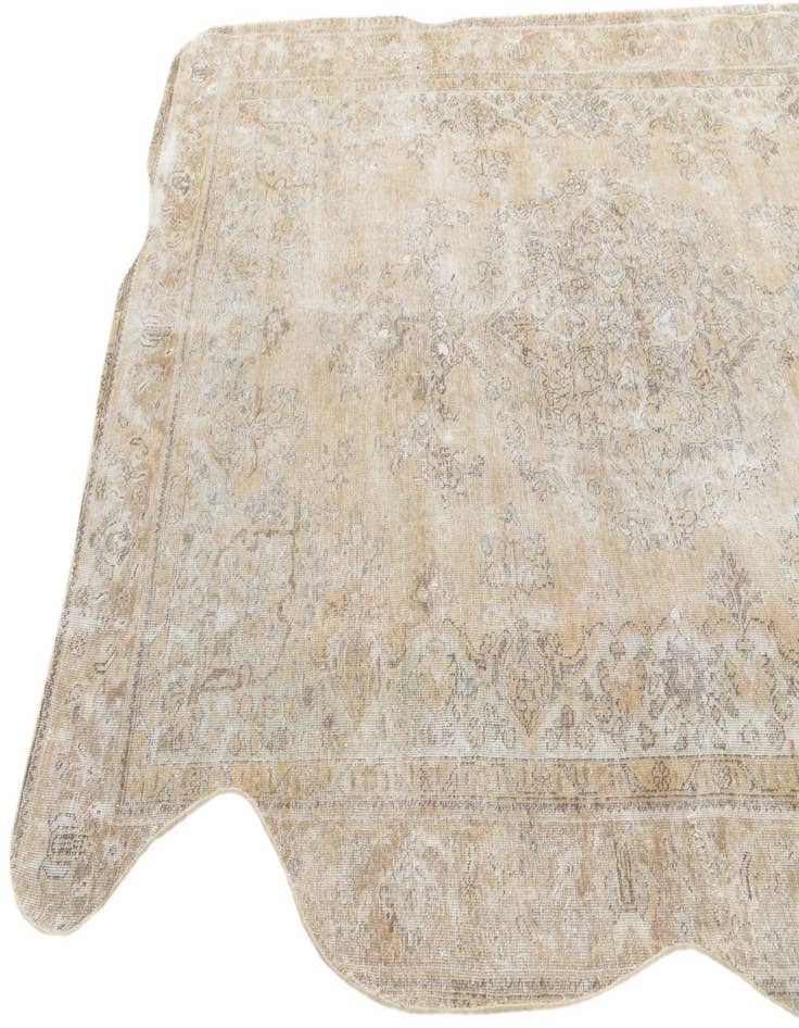 Detail image of  6' 6 x 9' 9  Hand Knotted Ultra Vintage Persian Wool Rug