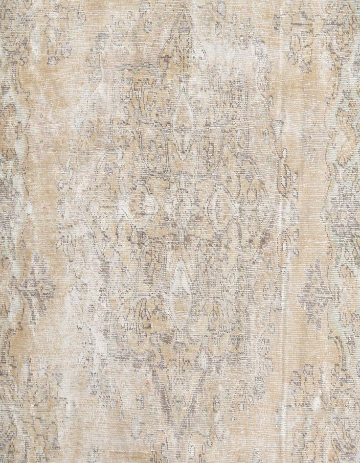 Detail image of  6' 6 x 9' 9  Hand Knotted Ultra Vintage Persian Wool Rug