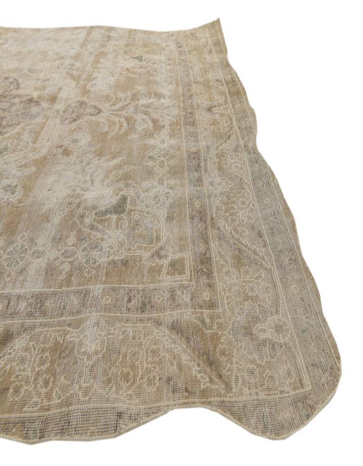 Detail image of  7' 7 x 11' 3  Hand Knotted Ultra Vintage Persian Wool Rug