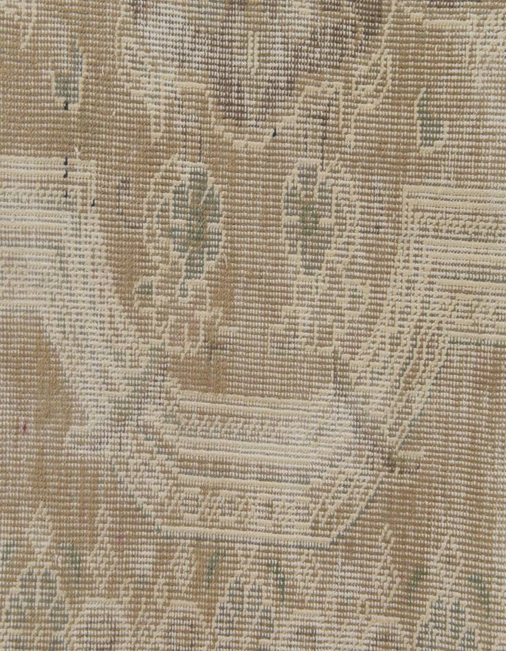 Detail image of  7' 7 x 11' 3  Hand Knotted Ultra Vintage Persian Wool Rug