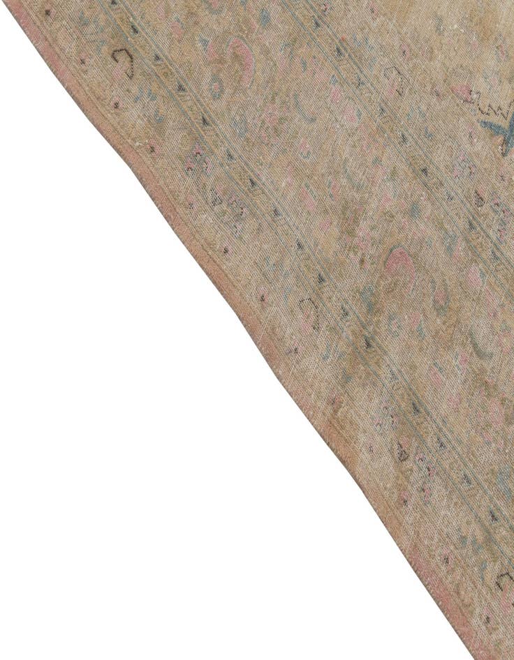 Detail image of  9' 8 x 12' 3  Hand Knotted Ultra Vintage Persian Wool Rug