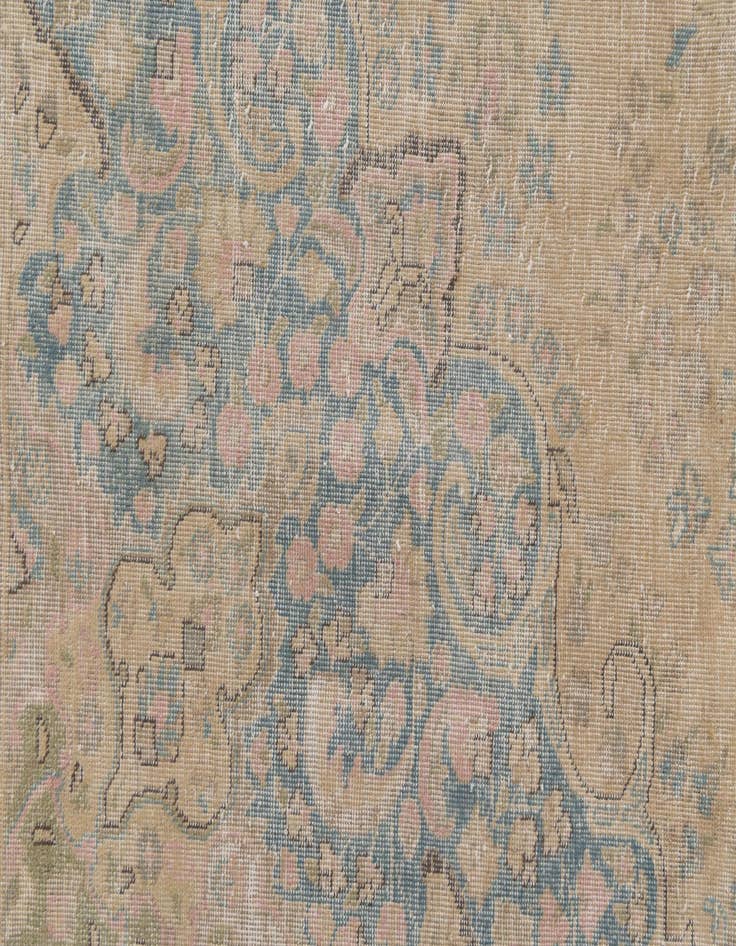 Detail image of  9' 8 x 12' 3  Hand Knotted Ultra Vintage Persian Wool Rug