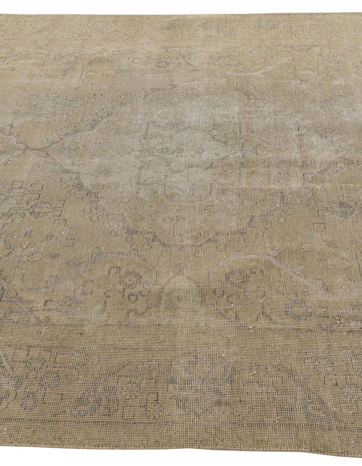 Detail image of  6' 5 x 9' 4  Hand Knotted Ultra Vintage Persian Wool Rug