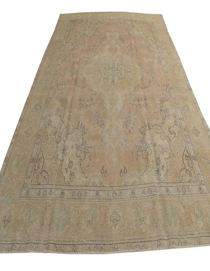 Detail image of  9' 3 x 12' 5  Hand Knotted Ultra Vintage Persian Wool Rug