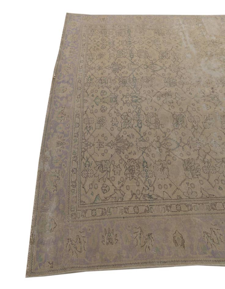 Detail image of  8' 9 x 12' 5  Hand Knotted Ultra Vintage Persian Wool Rug