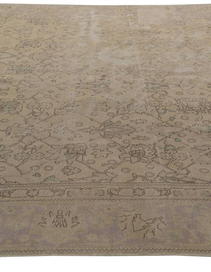 Detail image of  8' 9 x 12' 5  Hand Knotted Ultra Vintage Persian Wool Rug