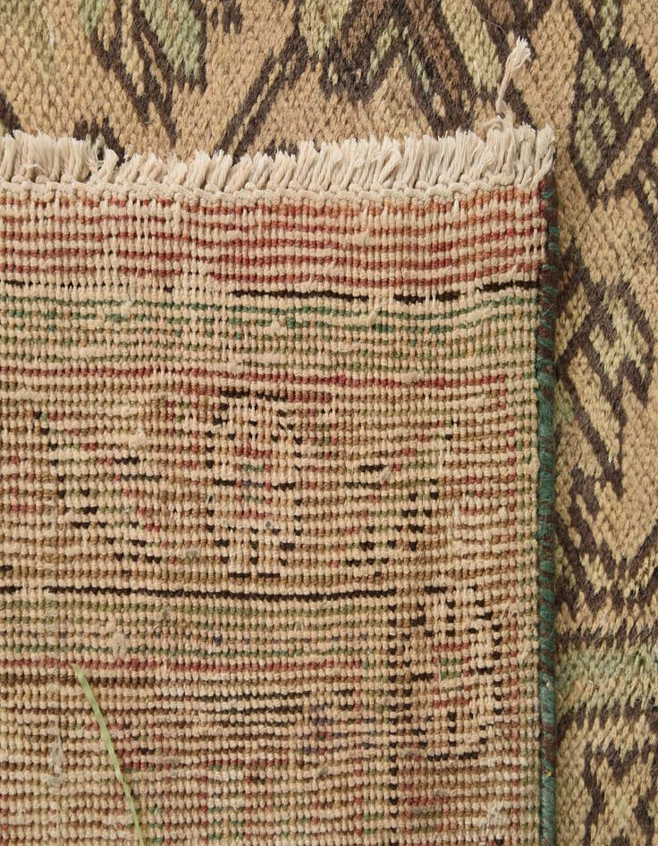 Detail image of  9' 6 x 12' 9  Hand Knotted Ultra Vintage Persian Wool Rug