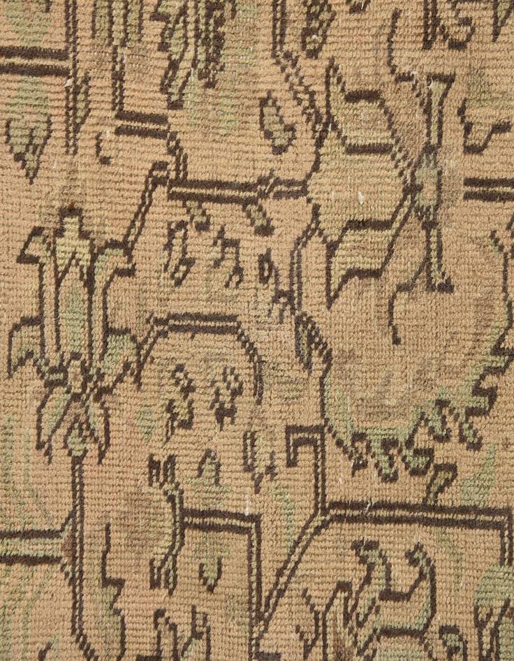 Detail image of  9' 6 x 12' 9  Hand Knotted Ultra Vintage Persian Wool Rug