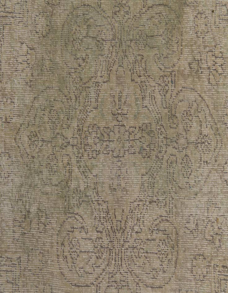 Detail image of  9' x 11' 10  Hand Knotted Ultra Vintage Persian Wool Rug