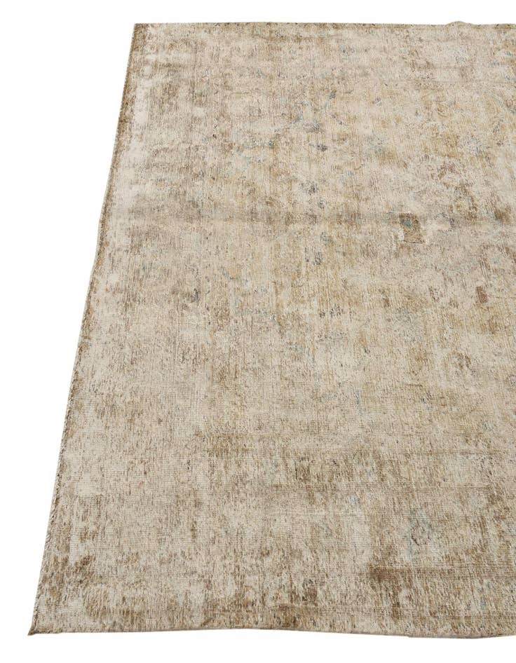 Detail image of  6' 6 x 9' 4  Hand Knotted Ultra Vintage Persian Wool Rug