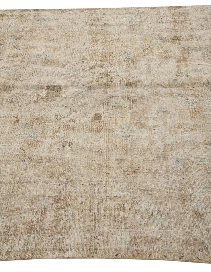 Detail image of  6' 6 x 9' 4  Hand Knotted Ultra Vintage Persian Wool Rug