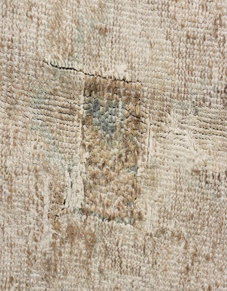 Detail image of  6' 6 x 9' 4  Hand Knotted Ultra Vintage Persian Wool Rug