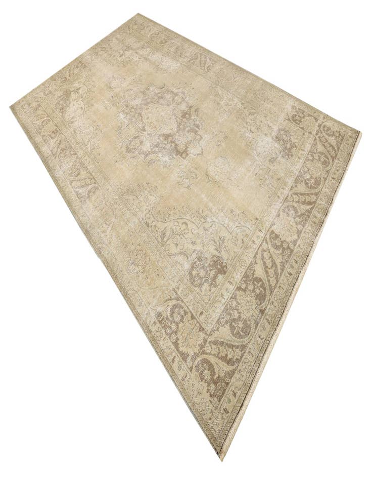 Detail image of  7' 5 x 10' 3  Hand Knotted Ultra Vintage Persian Wool Rug