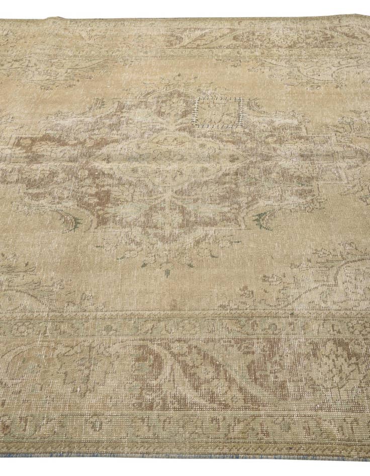 Detail image of  7' 5 x 10' 3  Hand Knotted Ultra Vintage Persian Wool Rug