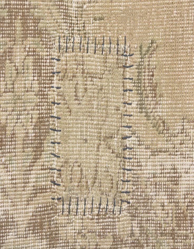 Detail image of  7' 5 x 10' 3  Hand Knotted Ultra Vintage Persian Wool Rug