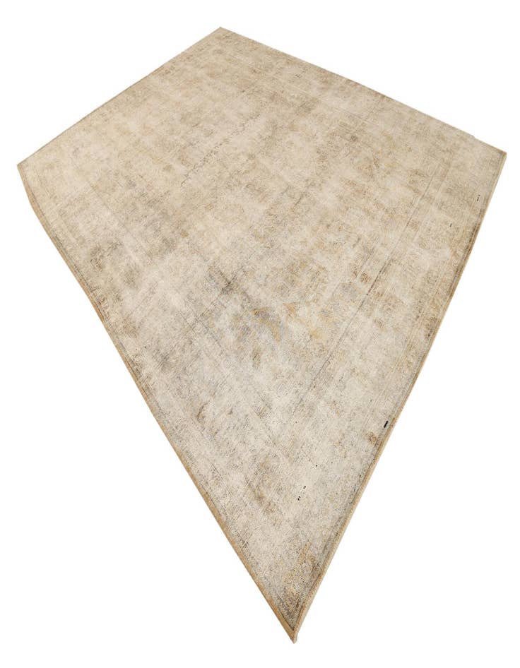 Detail image of  9' 10 x 12' 10  Hand Knotted Ultra Vintage Persian Wool Rug