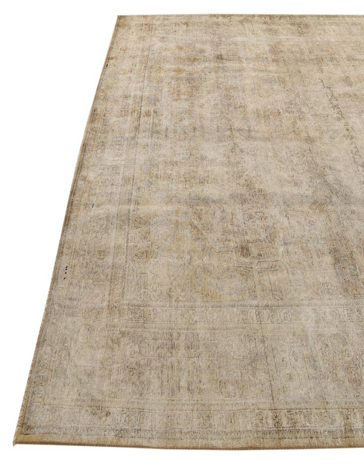 Detail image of  9' 10 x 12' 10  Hand Knotted Ultra Vintage Persian Wool Rug