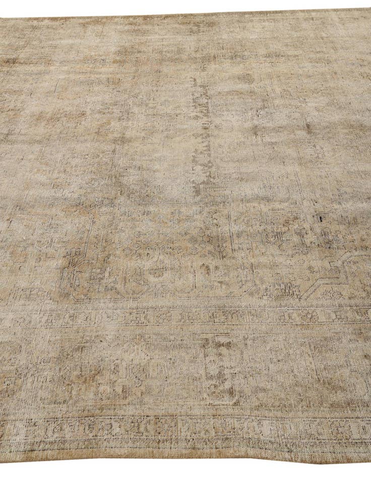 Detail image of  9' 10 x 12' 10  Hand Knotted Ultra Vintage Persian Wool Rug