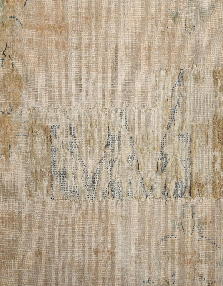 Detail image of 9' 5 x 13' 3 Hand Knotted Ultra Vintage Persian Wool Rug