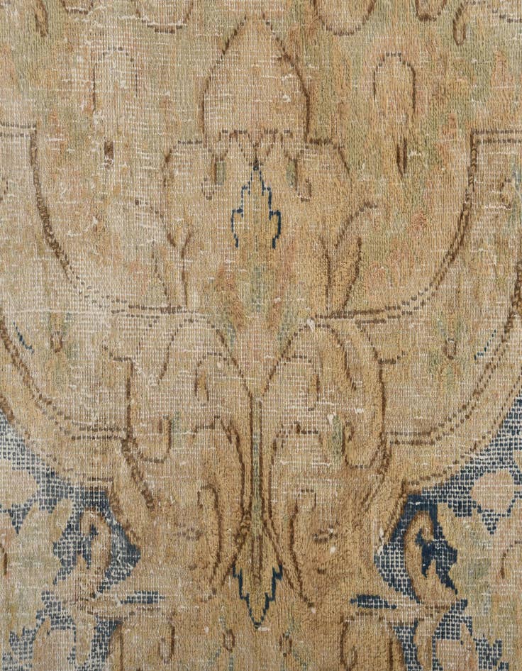 Detail image of 9' 5 x 13' 3 Hand Knotted Ultra Vintage Persian Wool Rug